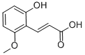 3-(2-HYDROXY-6-METHOXY-PHENYL)-ACRYLIC ACID 结构式
