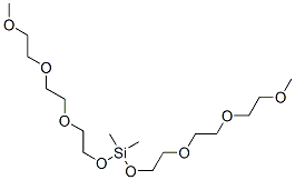 12,12-dimethyl-2,5,8,11,13,16,19,22-octaoxa-12-silatricosane 结构式