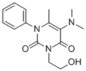 5-(Dimethylamino)-3-(2-hydroxyethyl)-6-methyl-1-phenyl-2,4(1H,3H)-pyrimidinedione 结构式