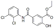 ethyl 5-[(2,3-dichlorophenyl)carbamoyl]-2-hydroxy-benzoate 结构式
