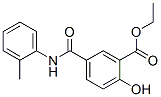 ethyl 2-hydroxy-5-[(2-methylphenyl)carbamoyl]benzoate 结构式