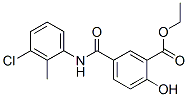 ethyl 5-[(3-chloro-2-methyl-phenyl)carbamoyl]-2-hydroxy-benzoate 结构式