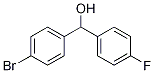 (4-溴苯基)(4-氟苯基)甲醇 结构式