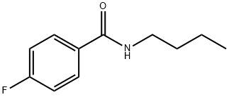 N-N-丁基-4-氟苯甲酰胺 结构式
