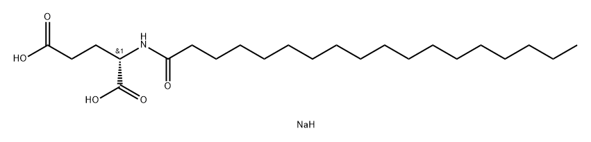 硬脂酰谷氨酸钠 结构式