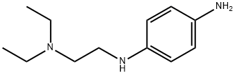 1-N-[2-(diethylamino)ethyl]benzene-1,4-diamine 结构式