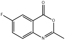 6-氟-2-甲基-4H-苯并[D][1,3]恶嗪-4-酮 结构式
