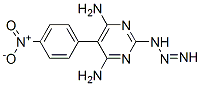 5-(4-nitrophenyl)diazenylpyrimidine-2,4,6-triamine 结构式