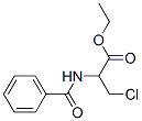 3-Chloro-2-(benzoylamino)propionic acid ethyl ester 结构式