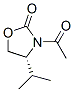 2-Oxazolidinone, 3-acetyl-4-(1-methylethyl)-, (4R)- (9CI) 结构式