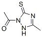 3H-1,2,4-Triazole-3-thione, 2-acetyl-1,2-dihydro-5-methyl- (9CI) 结构式