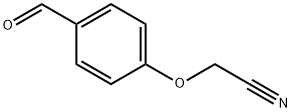 2-(4-甲烷酰苯氧基)乙烷腈 结构式