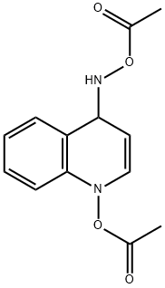 O,O-diacetyl-4-hydroxyaminoquinoline 1-oxide 结构式