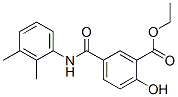 ethyl 5-[(2,3-dimethylphenyl)carbamoyl]-2-hydroxy-benzoate 结构式
