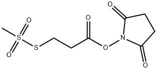 N-Succinimidyloxycarbonylethyl Methanethiosulfonate 结构式