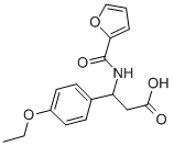 3-(4-乙氧基-苯基)-3-[(呋喃-2-羰基)-氨基]-丙酸 结构式