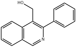 (3-1-苯基异喹啉-4-基)甲醇 结构式