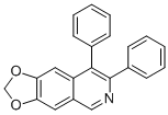 7,8-DIPHENYL-[1,3]DIOXOLO[4,5-G]ISOQUINOLINE 结构式