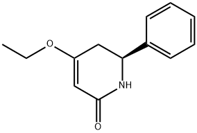 2(1H)-Pyridinone,4-ethoxy-5,6-dihydro-6-phenyl-,(6S)-(9CI) 结构式