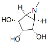 6-Azabicyclo[3.1.0]hexane-2,3,4-triol, 6-methyl-, (1alpha,2alpha,3alpha,4alpha,5alpha)- (9CI) 结构式