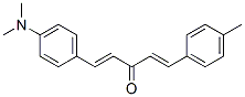 1-[4-(dimethylamino)phenyl]-5-(4-methylphenyl)penta-1,4-dien-3-one 结构式