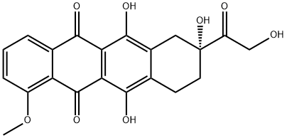 7-DEOXYDOXORUBICINONE 结构式