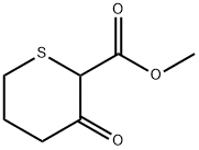 四氢-3-氧代-6H-噻喃-2-甲酸甲酯 结构式