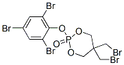 5,5-bis(bromomethyl)-2-(2,4,6-tribromophenoxy)-1,3,2-dioxaphosphorinane 2-oxide  结构式