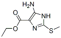 1H-Imidazole-4-carboxylicacid,5-amino-2-(methylthio)-,ethylester(9CI) 结构式