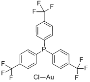 氯(三(三氟甲基苯基)膦)盐 结构式