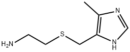 4-((2-氨基乙基)硫代甲基)-5-甲基咪唑 结构式