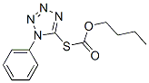 O-butyl S-(1-phenyl-1H-tetrazol-5-yl) thiocarbonate 结构式