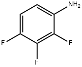 2,3,4-三氟苯胺 结构式