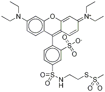 SULFORHODAMINE METHANETHIOSULFONATE 结构式