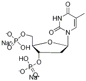 ThyMidine 3',5'-Diphosphate DisodiuM Salt 结构式