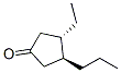 Cyclopentanone, 3-ethyl-4-propyl-, (3S,4S)- (9CI) 结构式