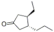 Cyclopentanone, 3-ethyl-4-propyl-, (3R,4R)- (9CI) 结构式