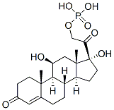 磷酸氢化可的松 结构式