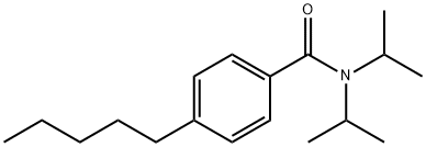 N,N-Diisopropyl-4-pentylbenzamide 结构式