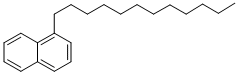 1-正十二烷基萘 结构式