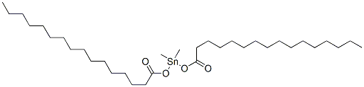 dimethylbis(palmitoyloxy)stannane 结构式