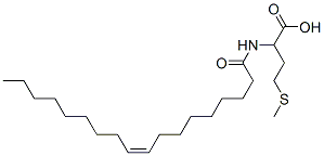 (Z)-N-(1-oxooctadec-9-en-1-yl)-DL-methionine 结构式