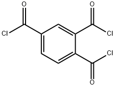 benzene-1,2,4-tricarbonyl trichloride 结构式