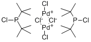 [二叔丁基(氯化)膦]二氯化钯(II)二聚体 结构式