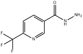 6-三氟甲基烟酸肼 结构式