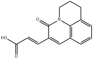 (2E)-3-(5-OXO-2,3-DIHYDRO-1H,5H-PYRIDO[3,2,1-IJ]QUINOLIN-6-YL)ACRYLICACID
 结构式