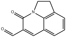 4-氧代-1,2-二氢-4H-吡咯并[3,2,1-IJ]喹啉-5-甲醛 结构式