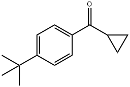 对叔丁基苯基环丙基甲酮 结构式