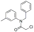 N-BENZYL-2-CHLORO-N-(3-METHYLPHENYL)ACETAMIDE 结构式