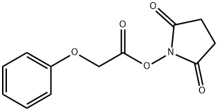 苯氧乙酸-N-羟基丁二酰亚胺酯 结构式